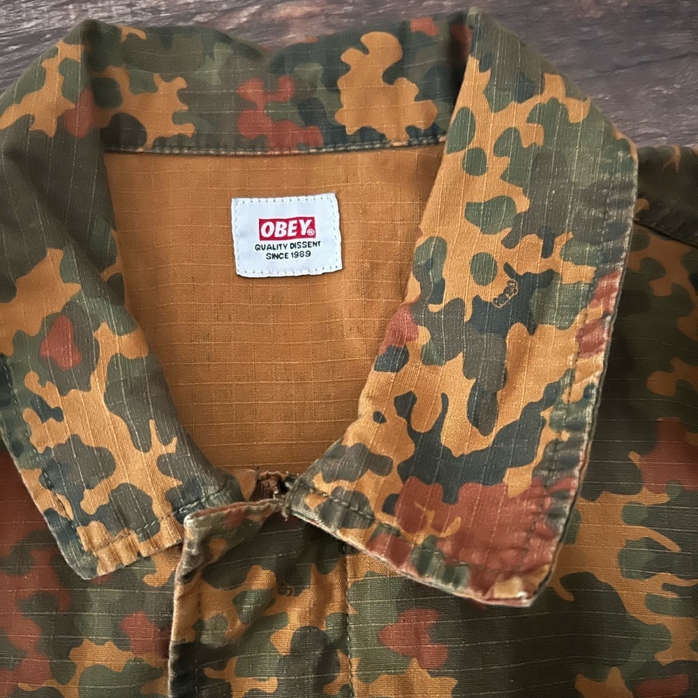 Obey Multicolor Camouflage Field Jacket - Picture 5 of 7